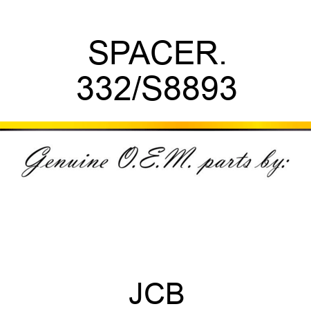 SPACER. 332/S8893