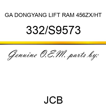 GA DONGYANG LIFT RAM 456ZX/HT 332/S9573