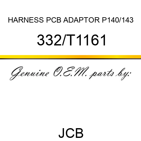 HARNESS PCB ADAPTOR P140/143 332/T1161