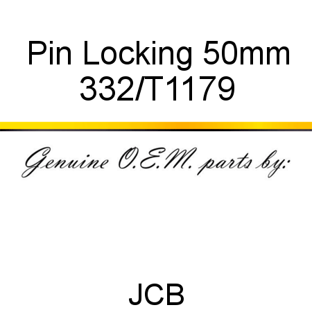 Pin, Locking, 50mm 332/T1179