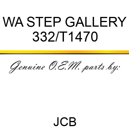 WA STEP GALLERY 332/T1470