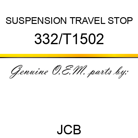 SUSPENSION TRAVEL STOP 332/T1502