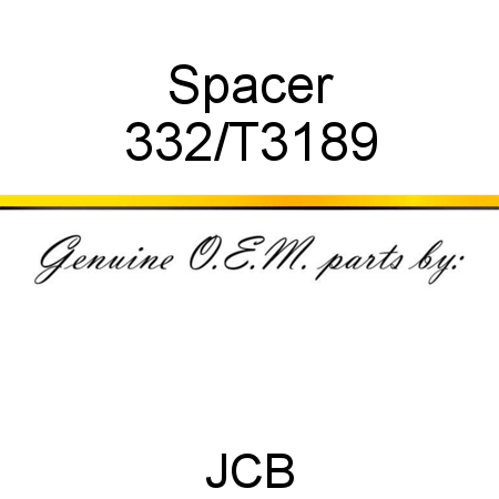 Spacer 332/T3189