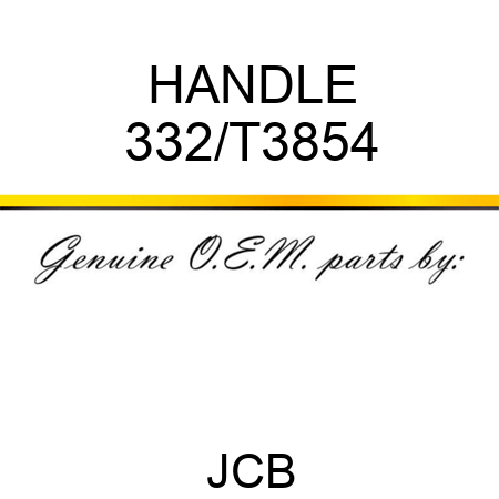 HANDLE 332/T3854