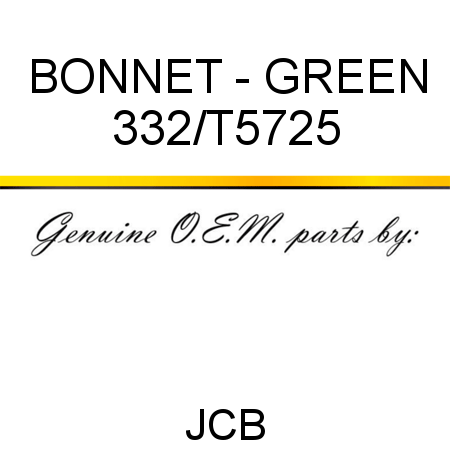 BONNET - GREEN 332/T5725