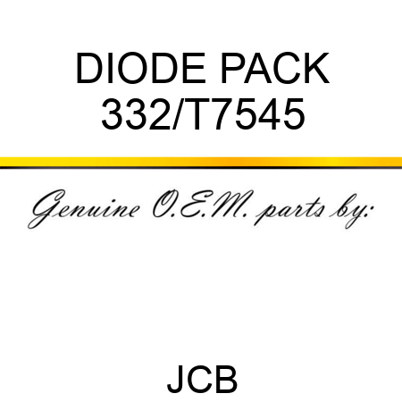 DIODE PACK 332/T7545