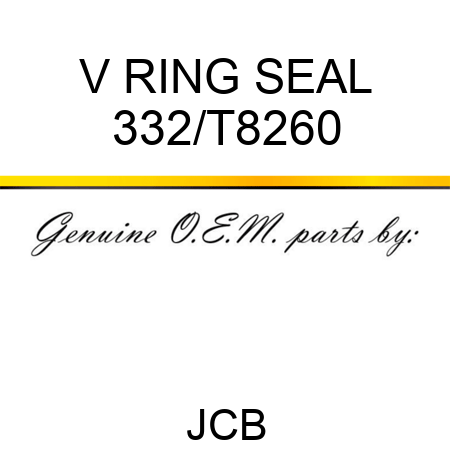 V RING SEAL 332/T8260