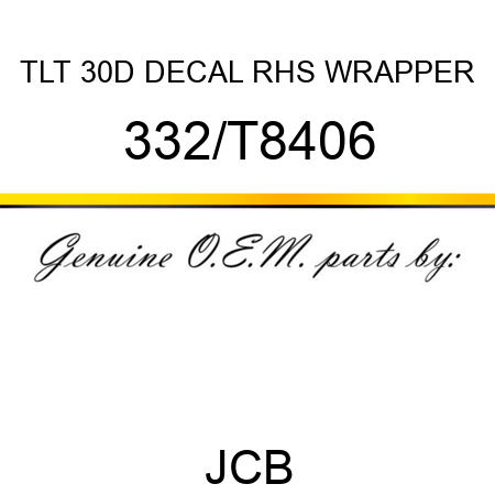 TLT 30D DECAL RHS WRAPPER 332/T8406