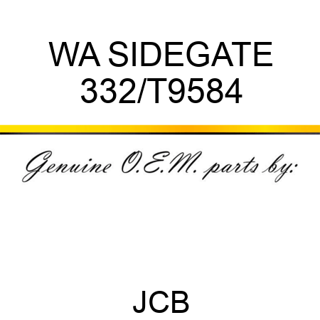 WA SIDEGATE 332/T9584