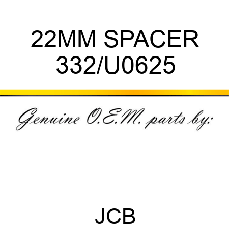 22MM SPACER 332/U0625