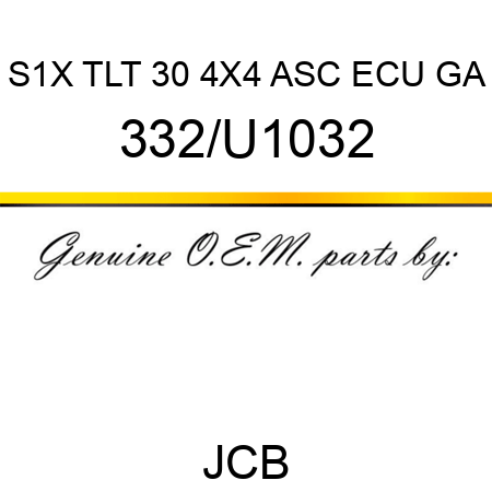 S1X TLT 30 4X4 ASC ECU GA 332/U1032