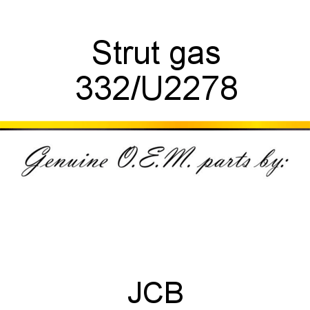 Strut, gas 332/U2278