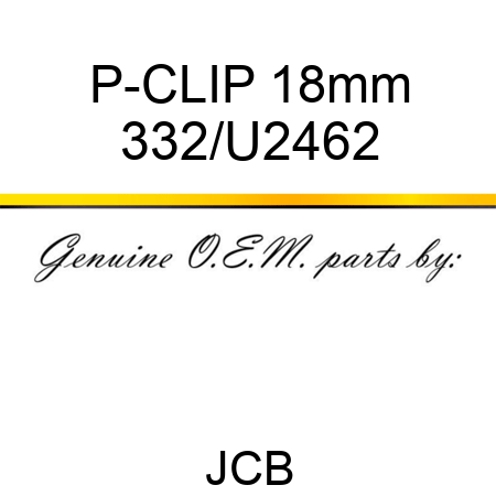 P-CLIP 18mm 332/U2462