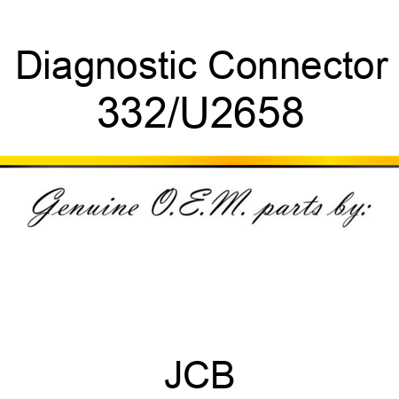 Diagnostic Connector 332/U2658