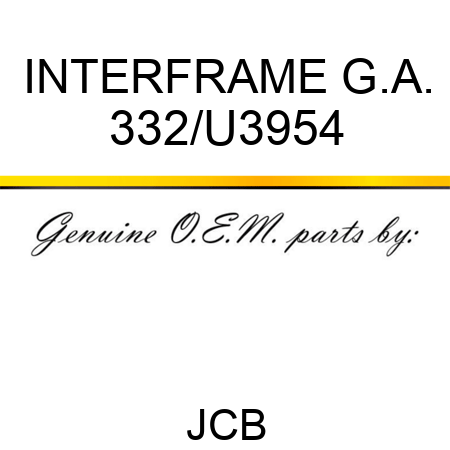 INTERFRAME G.A. 332/U3954