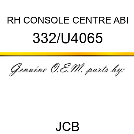 RH CONSOLE CENTRE ABI 332/U4065