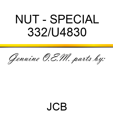 NUT - SPECIAL 332/U4830