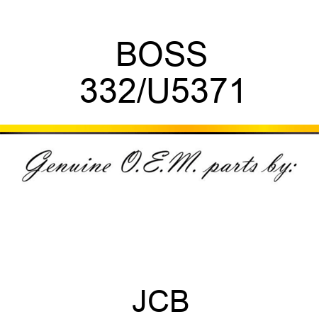 BOSS 332/U5371