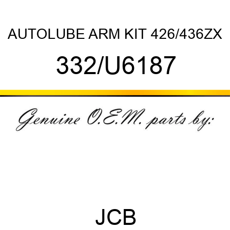 AUTOLUBE ARM KIT 426/436ZX 332/U6187