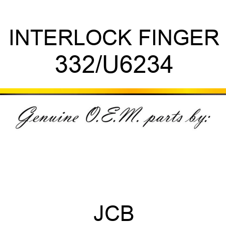 INTERLOCK FINGER 332/U6234