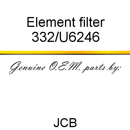 Element, filter 332/U6246