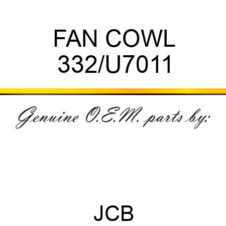 FAN COWL 332/U7011