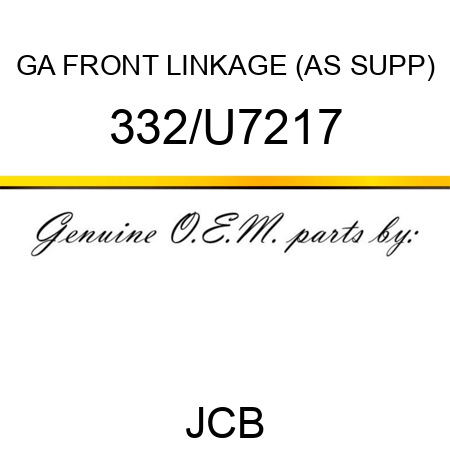 GA FRONT LINKAGE (AS SUPP) 332/U7217