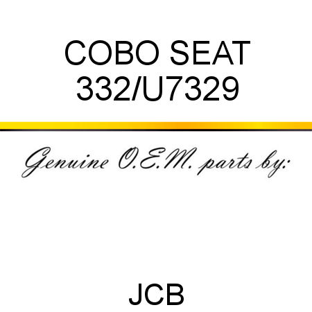 COBO SEAT 332/U7329