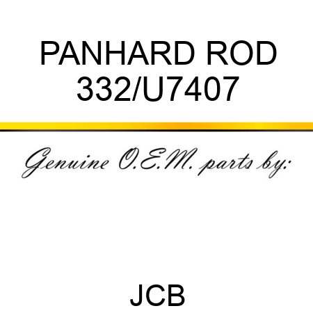 PANHARD ROD 332/U7407