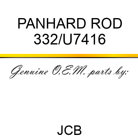 PANHARD ROD 332/U7416