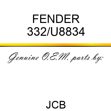 FENDER 332/U8834