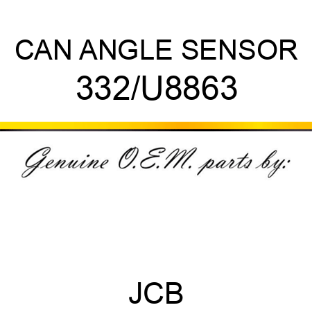 CAN ANGLE SENSOR 332/U8863