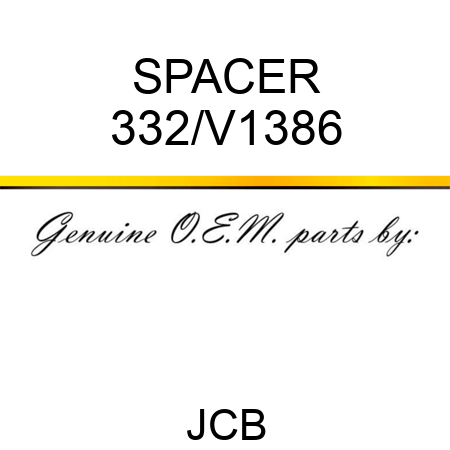 SPACER 332/V1386