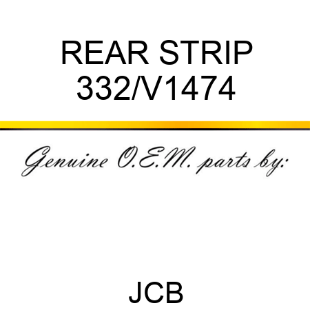 REAR STRIP 332/V1474