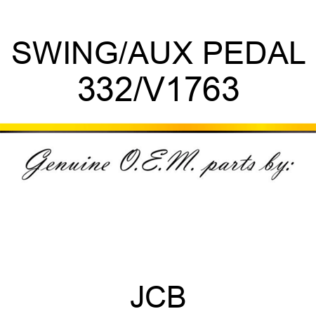 SWING/AUX PEDAL 332/V1763