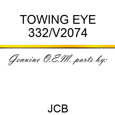 TOWING EYE 332/V2074