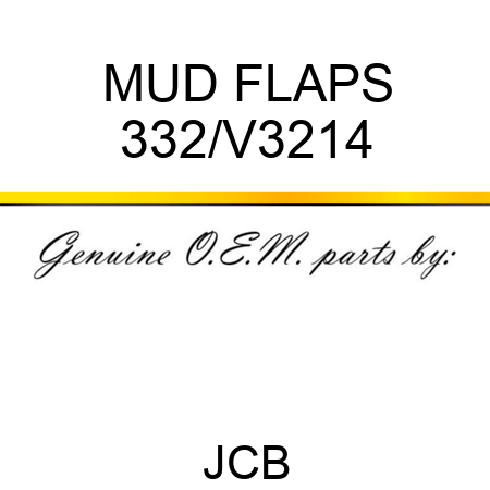 MUD FLAPS 332/V3214