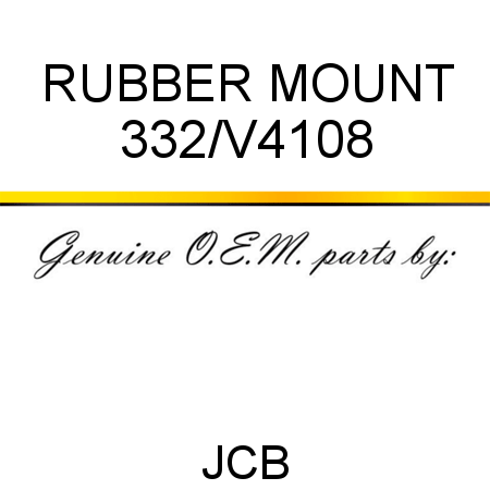 RUBBER MOUNT 332/V4108