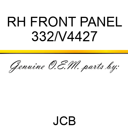 RH FRONT PANEL 332/V4427