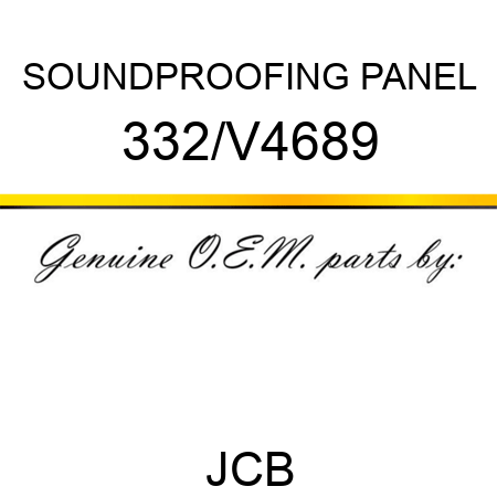 SOUNDPROOFING PANEL 332/V4689