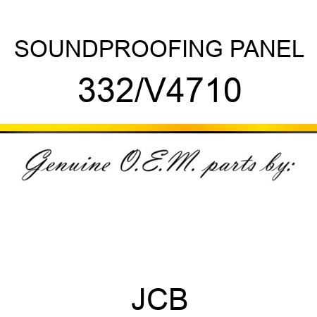 SOUNDPROOFING PANEL 332/V4710