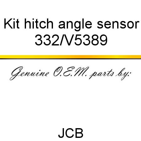 Kit, hitch angle sensor 332/V5389