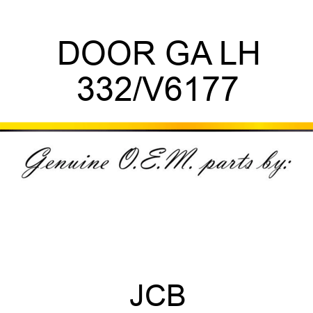 DOOR GA LH 332/V6177