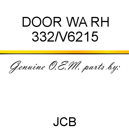 DOOR WA RH 332/V6215