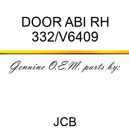 DOOR ABI RH 332/V6409