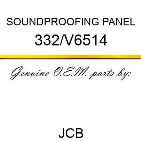 SOUNDPROOFING PANEL 332/V6514