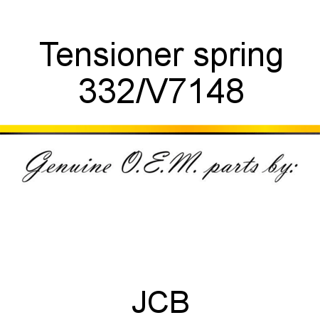Tensioner, spring 332/V7148