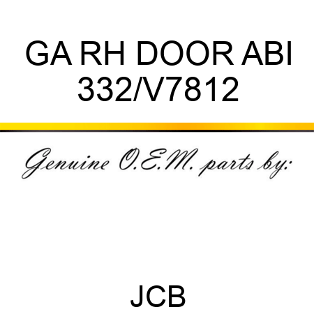 GA RH DOOR ABI 332/V7812