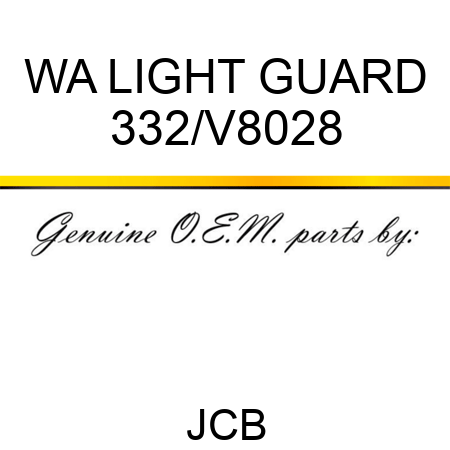 WA LIGHT GUARD 332/V8028