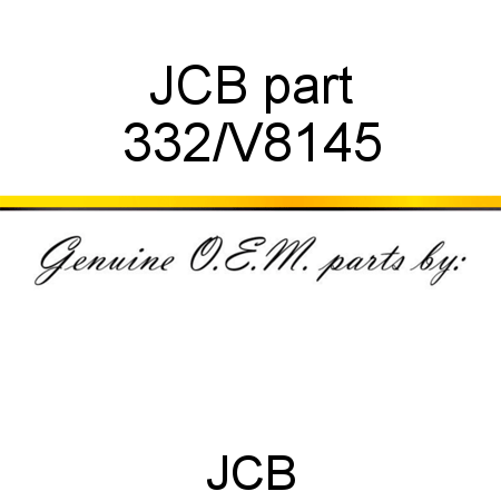 JCB part 332/V8145